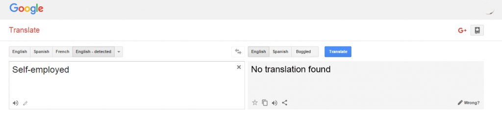 The Boggled - When the Words “Self-Employed” Get Lost in Translation by Amanda Muledy on Craft Your Content